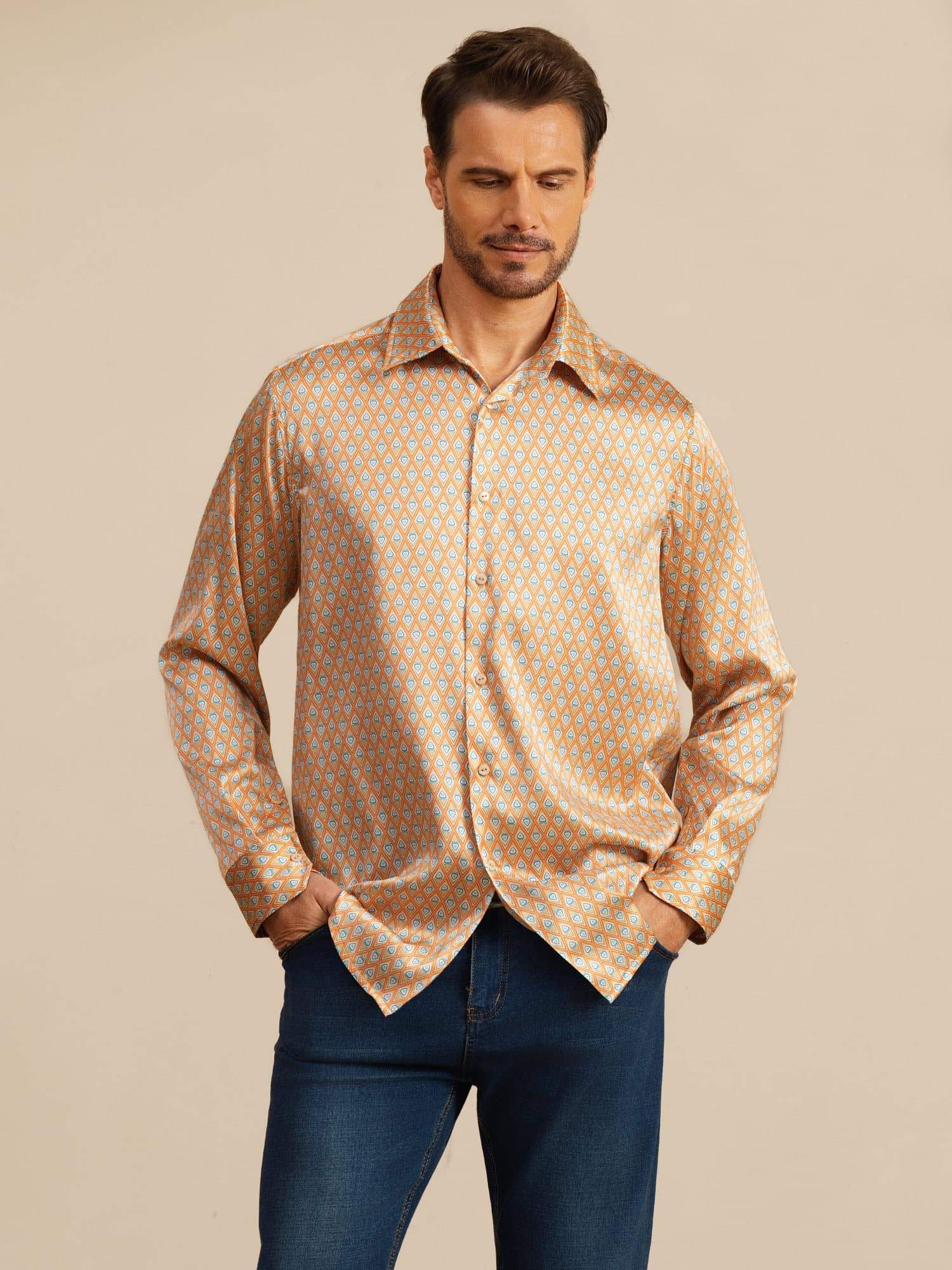 Silk Tops & Shirts for Men